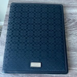 Black Coach padfolio